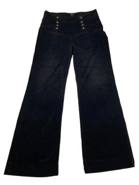 Citizens of Humanity Velveteen Sailor Front Wide Leg Trousers